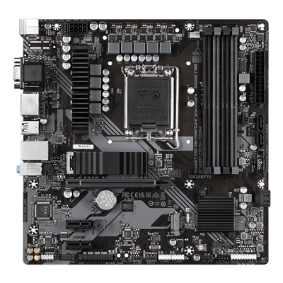 Gigabyte B760M DS3H DDR4 Ultra Durable Intel 1700 Socket Motherboard, Micro-ATX, 4x DDR4 Slots, 2x M.2 Sockets, 2.5GbE LAN, 1x D-Sub / 2x DisplayPorts / 1x HDMI Port image 2