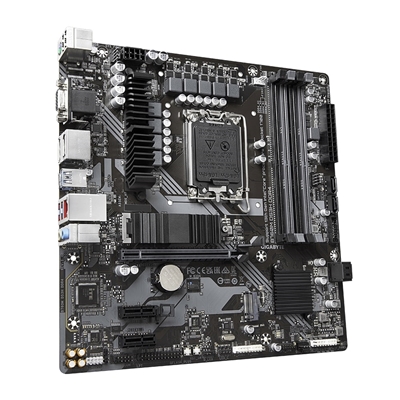 Gigabyte B760M DS3H DDR4 Ultra Durable Intel 1700 Socket Motherboard, Micro-ATX, 4x DDR4 Slots, 2x M.2 Sockets, 2.5GbE LAN, 1x D-Sub / 2x DisplayPorts / 1x HDMI Port image 3