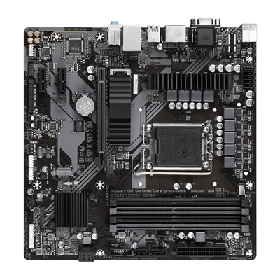 Gigabyte B760M DS3H DDR4 Ultra Durable Intel 1700 Socket Motherboard, Micro-ATX, 4x DDR4 Slots, 2x M.2 Sockets, 2.5GbE LAN, 1x D-Sub / 2x DisplayPorts / 1x HDMI Port image 6