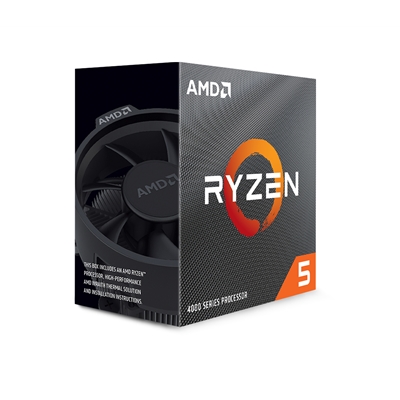 AMD Ryzen 5 4500 6 Core AM4 Processor, 12 Threads, 3.6GHz up to 4.1GHz Boost, 11MB Cache, 65W, with Wraith Stealth Cooler, No Graphics image 2