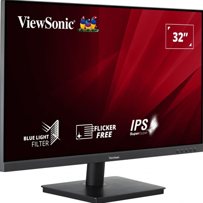 Viewsonic VA3209-2K-MHD 32 Inch IPS Frameless Monitor, 2K, 75Hz, 4ms, HDMI, DisplayPort, HD, Built-In Speakers, VESA image 2