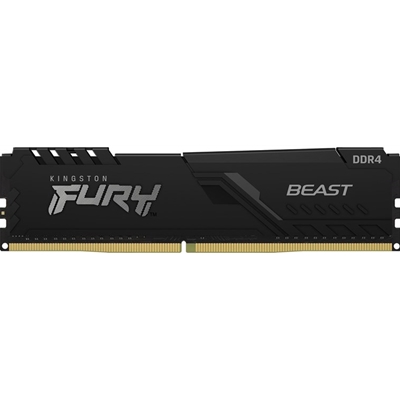 Kingston FURY Beast KF436C18BBK2/64 64GB (2x 32GB) DIMM System Memory, 3600MHz, DDR4, CL18, Black, Intel XMP image 2