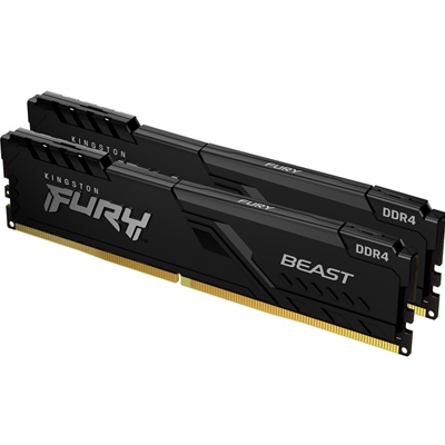 Kingston FURY Beast KF436C18BBK2/64 64GB (2x 32GB) DIMM System Memory, 3600MHz, DDR4, CL18, Black, Intel XMP image 6