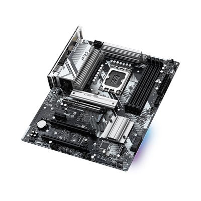 ASRock B760 PRO RS Intel 1700 Socket Motherboard, ATX, 4x DDR5 Slots, 3x M.2 Socket, Fitted I/O Shield, 2.5GbE LAN, 1x DisplayPort / 1x HDMI Port image 4