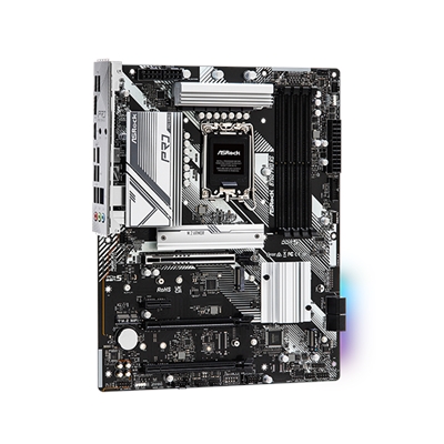 ASRock B760 PRO RS Intel 1700 Socket Motherboard, ATX, 4x DDR5 Slots, 3x M.2 Socket, Fitted I/O Shield, 2.5GbE LAN, 1x DisplayPort / 1x HDMI Port image 5