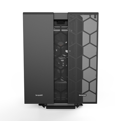 be quiet! Silent Base 802 Case, Black, Mid Tower, 2 x USB 3.2 Gen 1 Type-A / 1 x USB 3.2 Gen 2 Type-C, 10mm Front & Side Sound-Dampening Mats, 3 x Pure Wings 2 140mm Black PWM Fans Included, Interchangeable Top & Front Panels image 3