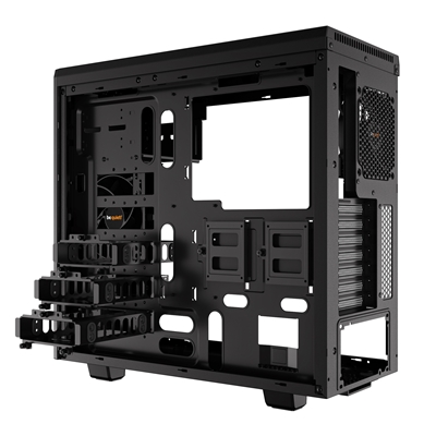 be quiet! Pure Base 600 Case, Black, MId Tower, 2 x USB 3.2 Gen 1 Type-A, 2 x Pure Wings 2 Black PWM Fans Included, Completely Sound Insulated with Dampening Materials, Adjustable Top Cover Vent image 5