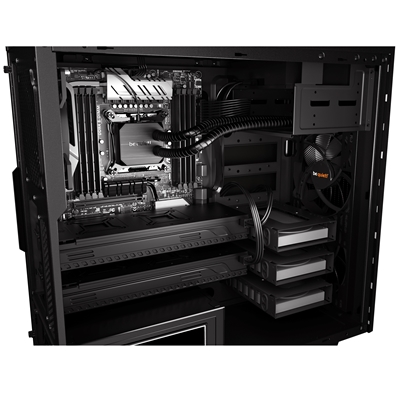be quiet! Pure Base 600 Case, Black, MId Tower, 2 x USB 3.2 Gen 1 Type-A, 2 x Pure Wings 2 Black PWM Fans Included, Completely Sound Insulated with Dampening Materials, Adjustable Top Cover Vent image 6