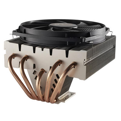 be quiet! Shadow Rock TF 2 Fan CPU Cooler, Universal Socket, Silence-Optimized 135mm PWM Black Cooling Fan, 1400RPM, 5 Heat Pipes, 160W TDP, Space Saving Top-Flow Design image 2