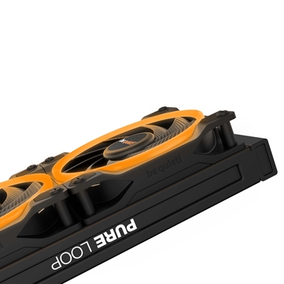 be quiet! Light Wings PWM High Speed Addressable RGB Fan, 120mm, 2500RPM, 4-Pin PWM Fan & 3-Pin ARGB Connectors, Black Frame, Black Blades, ARGB Lighting on Front & Rear image 3