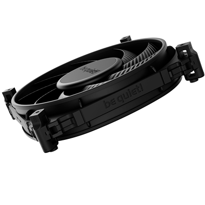 be quiet! Silent Wings 4 PWM High Speed Black Fan, 120mm, 2500RPM, 4-Pin PWM Fan Connector, Black Frame, Black Blades, Optimized Fan Blades for High End Performance, 2 Mounting Options image 2