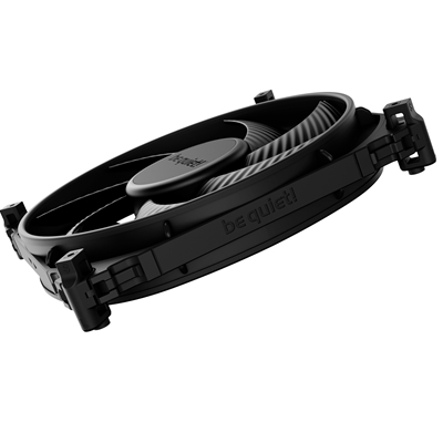 be quiet! Silent Wings 4 PWM High Speed Black Fan, 140mm, 1900RPM, 4-Pin PWM Fan Connector, Black Frame, Black Blades, Optimized Fan Blades for High End Performance, 2 Mounting Options image 2