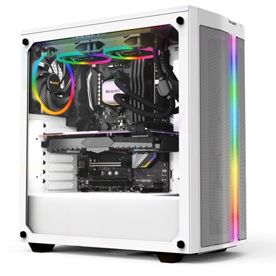 be quiet! Pure Loop 2 FX AiO Liquid CPU Cooler, Universal Socket, 240mm Radiator, 2 x Light Wings 120mm PWM High Speed 2500RPM Addressable RGB Cooling Fan, Addressable RGB LED Pump Head, ARGB PWM Hub Included image 2