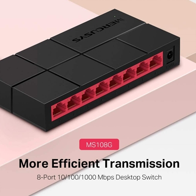 Mercusys MS108G 8 Port Gigabit Ethernet Network Switch image 4