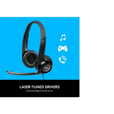 Logitech H390 USB Headset with Noise-Cancelling Mic image 4