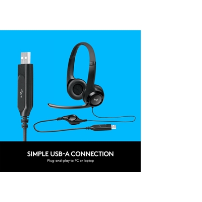 Logitech H390 USB Headset with Noise-Cancelling Mic image 6
