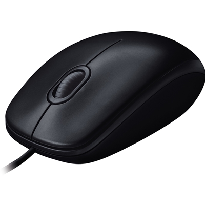 Logitech M90 Wired USB Mouse, 3-Buttons, 1000dpi and Optical Tracking, Ambidextrous Design for PC, Mac and Laptop, Black image 2