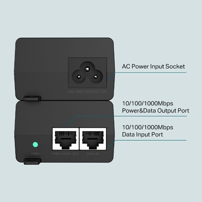TP-Link TL-POE160S IEEE 802.3at 30W PoE+ Injector image 3
