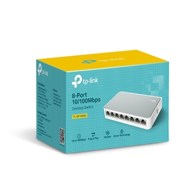 TP-Link SOHO TL-SF1008D 8-Port 10/100Mbps Desktop Switch image 3