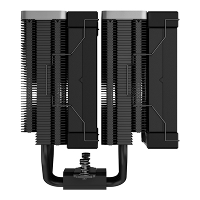 DeepCool AK620 ZERO DARK CPU Cooler, 2x120mm Fan, 1850rpm, 68.99 CFM, PWM, Aluminium Fins, Copper Heatpipes, Intel/AMD image 3