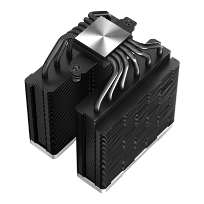 DeepCool AK620 ZERO DARK CPU Cooler, 2x120mm Fan, 1850rpm, 68.99 CFM, PWM, Aluminium Fins, Copper Heatpipes, Intel/AMD image 4