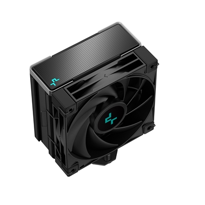 DeepCool AK400 Zero Dark Fan CPU Cooler, Universal Socket, High Performance 120mm Silent Hydro Bearing PWM Black Fan, 1850RPM, 4 Heat Pipes, Unique Matrix Fin Design, All Black, Intel LGA 1700 Bracket Included image 2