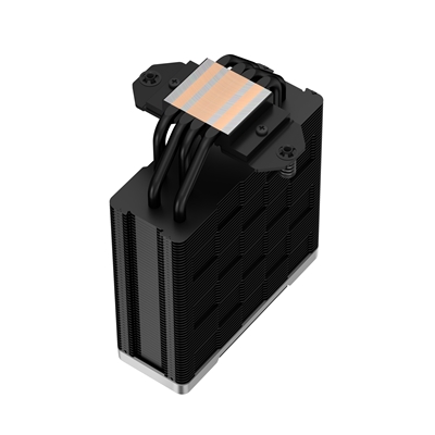 DeepCool AK400 Zero Dark Fan CPU Cooler, Universal Socket, High Performance 120mm Silent Hydro Bearing PWM Black Fan, 1850RPM, 4 Heat Pipes, Unique Matrix Fin Design, All Black, Intel LGA 1700 Bracket Included image 6