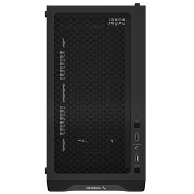 DeepCool CC360 ARGB, Black, Mini Tower Chassis w/ Tempered Glass Window, 3x 120mm ARGB Fans, USB 3.0, mATX/mITX image 5
