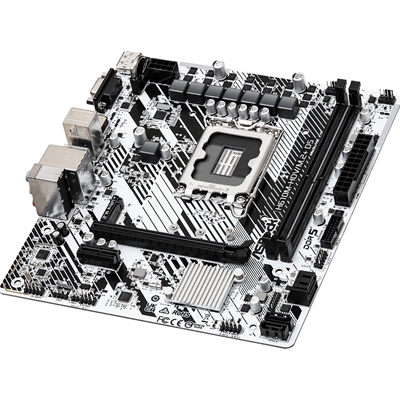 ASRock H610M-HDV/M.2+ D5 Intel 1700 Socket Motherboard, Micro-ATX, 2x DDR5 Slots, 1x M.2 Socket, 1x USB-C Port, GbE LAN, 1x D-Sub / 1x DisplayPort / 1x HDMI Port image 3