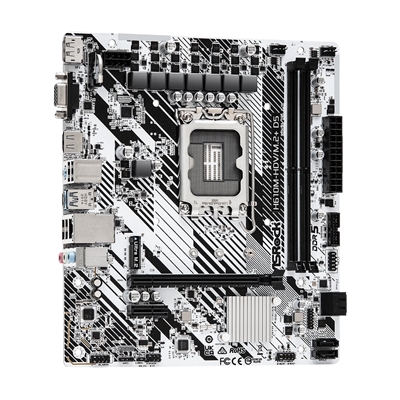 ASRock H610M-HDV/M.2+ D5 Intel 1700 Socket Motherboard, Micro-ATX, 2x DDR5 Slots, 1x M.2 Socket, 1x USB-C Port, GbE LAN, 1x D-Sub / 1x DisplayPort / 1x HDMI Port image 4
