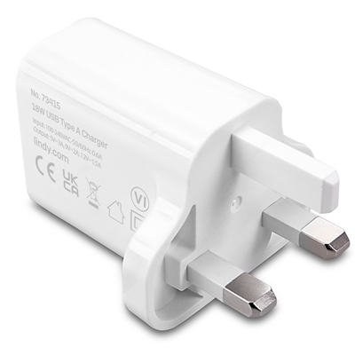 LINDY 73415 18W USB Type A Charger image 2