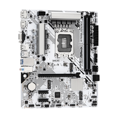 ASRock B760M-HDV/M.2 Intel 1700 Socket Motherboard, Micro-ATX, 2x DDR5 Slots, 2x M.2 Sockets, 2.5GbE LAN, 1x D-Sub / 1x DisplayPort / 1x HDMI Port image 3