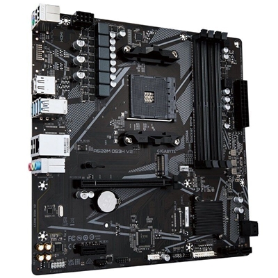 Gigabyte A520M DS3H V2 Ultra Durable AMD AM4 Socket Motherboard, Micro-ATX, 4x DDR4 Slots, 1x M.2 Socket, GbE LAN, 1x DisplayPort / 1x HDMI Port image 3
