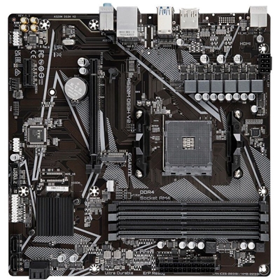 Gigabyte A520M DS3H V2 Ultra Durable AMD AM4 Socket Motherboard, Micro-ATX, 4x DDR4 Slots, 1x M.2 Socket, GbE LAN, 1x DisplayPort / 1x HDMI Port image 4