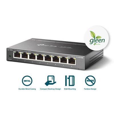 TP-Link TL-SG108E 8-Port Metal Gigabit Easy Smart Switch image 5