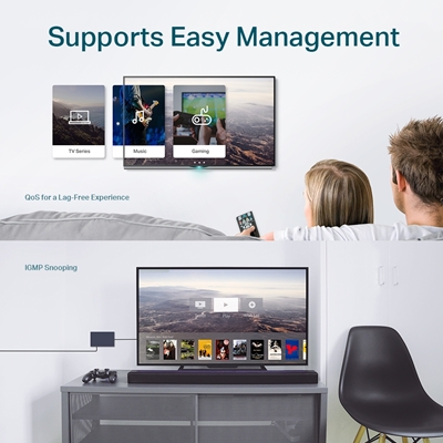 TP-Link TL-SG108E 8-Port Metal Gigabit Easy Smart Switch image 6