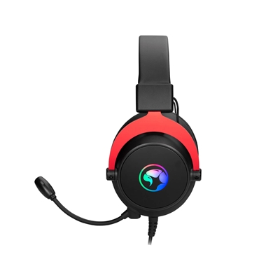 Marvo Scorpion HG9067 Tactic 70 USB 2.0 7.1 Virtual Surround Sound Gaming RGB Headset (Black) image 2