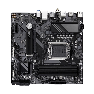 Gigabyte B650M D3HP AX Ultra Durable AMD AM5 Socket Motherboard, Micro-ATX, 4x DDR5 Slots, 2x M.2 Sockets, 2.5GbE LAN, Wi-Fi 6E, 2x DisplayPorts / 1x HDMI Port image 4