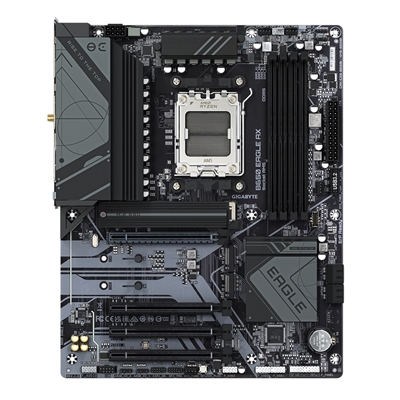Gigabyte B650 EAGLE AX AMD AM5 Socket Motherboard, ATX, 4x DDR5 Slots, 3x M.2 Sockets, Fitted I/O Shield, GbE LAN, Wi-Fi 6E, 1x DisplayPort / 1x HDMI Port image 2
