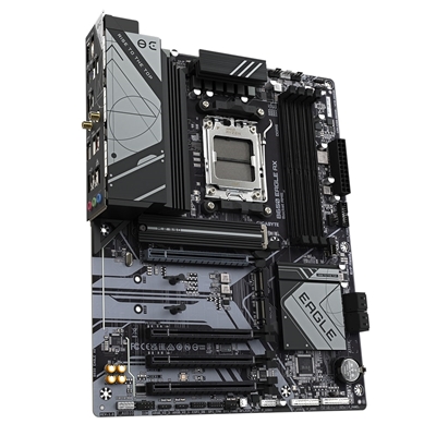 Gigabyte B650 EAGLE AX AMD AM5 Socket Motherboard, ATX, 4x DDR5 Slots, 3x M.2 Sockets, Fitted I/O Shield, GbE LAN, Wi-Fi 6E, 1x DisplayPort / 1x HDMI Port image 5