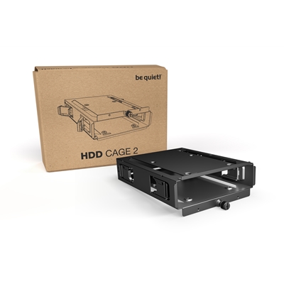 be quiet! HDD Cage 2, Perfect Mounting For One HDD Or Up To 2 SSDs, for Dark Base Pro 901 Case, 3 years manufacturer's warranty. image 4