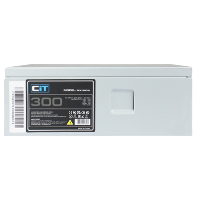 CIT 300W TFX-300W Silver Coating Power Supply, Low Noise 8cm Fan with intelligent fan speed control, Support standard TFX form factor image 6