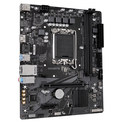 Gigabyte H610M K DDR4 Ultra Durable Intel 1700 Socket Motherboard, Micro-ATX, 2x DDR4 Slots, 1x M.2 Socket, GbE LAN, 1x HDMI Port image 3