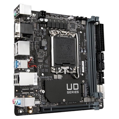 Gigabyte H610I DDR4 Ultra Durable Intel 1700 Socket Motherboard, Mini-ITX, 2x DDR4 Slots, 1x M.2 Socket, GbE LAN, 1x D-Sub / 2x DisplayPorts / 1x HDMI Port image 3