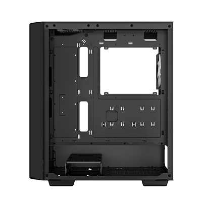 DeepCool CC560 ARGB V2 Case, Gaming, Black, Mid Tower, 1 x USB 3.0 / 1 x USB 2.0, Tempered Glass Side Window Panel, Abundant Airflow Performance, Addressable RGB LED Fans, ATX, Micro ATX, Mini-ITX image 6