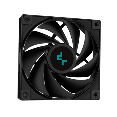 DeepCool LS520S Zero Dark All In One Liquid CPU Cooler, 240mm Radiator, 2 x 120mm Deepcool Fans, Intel/AMD image 3