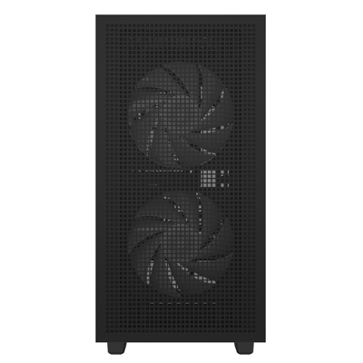 DeepCool CH360 Digital Gaming Case Black Mid Tower with Tempered Glass Side Window Panel, Advanced Cooling, USB 3.0/USB-C Ports, Pre-Installed Fans, Micro ATX/Mini-ITX image 3