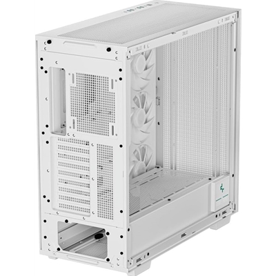 DeepCool Morpheus Case, Gaming, White, Full Tower, 4 x USB 3.0 / 1 x USB Type-C, Tempered Glass Side Window Panel, 1x 420mm ARGB side fan, Mini-ITX / M-ATX / ATX / E-ATX image 6