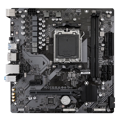 Gigabyte A620M H Ultra Durable AMD AM5 Socket Motherboard, Micro-ATX, 2x DDR5 Slots, 1x M.2 Socket, GbE LAN, 1x DisplayPort / 1x HDMI Port image 2