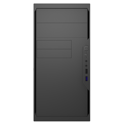 CiT Work Micro-ATX PC Case with USB 3.0, HD Audio, and Efficient Cooling. Compact Steel Design for Home and Office Builds image 2